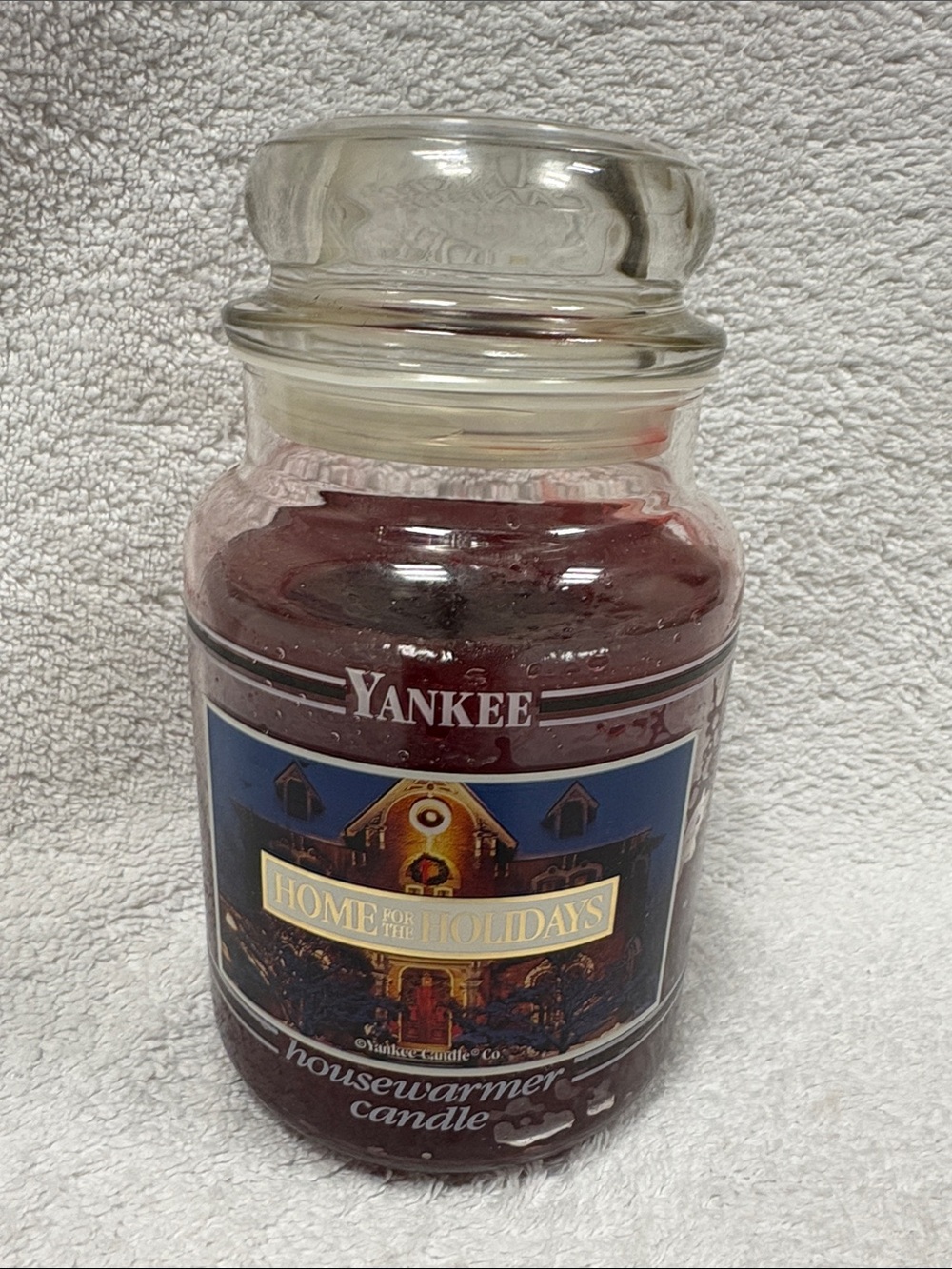 Yankee Candle black line discontinued Home for the Holidays  Jar Candle 22 oz